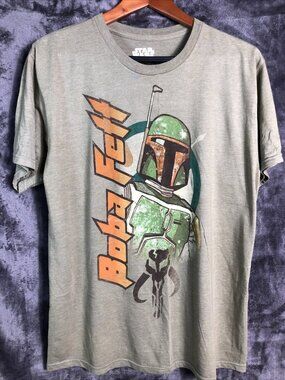Star Wars Men's T Shirt Graphic Shirt Olive Green Size Medium